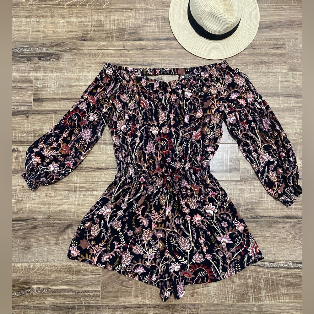 Free People Floral Romper